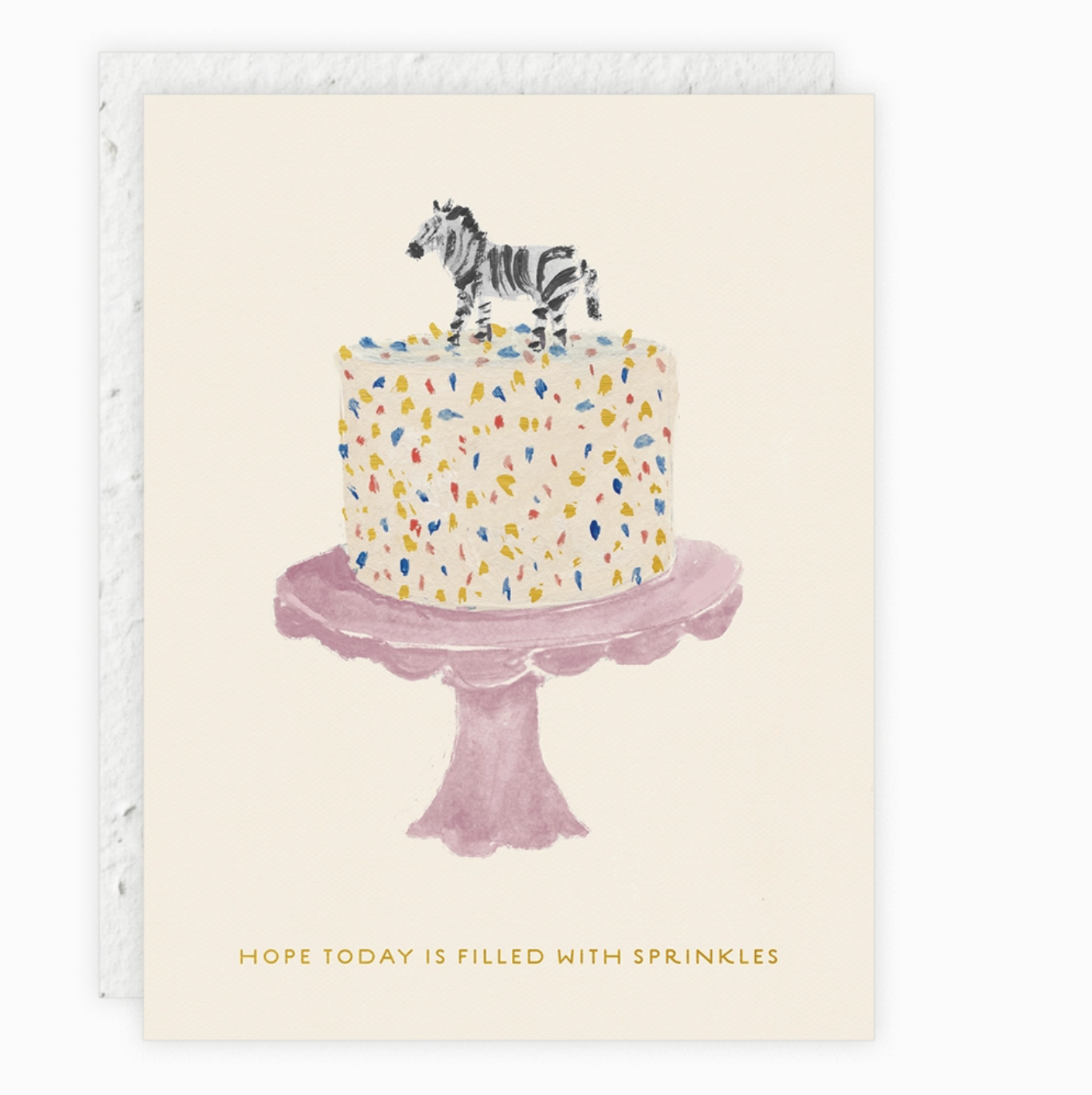 'Hope Today Is Filled With Sprinkles' Plantable Seed Card