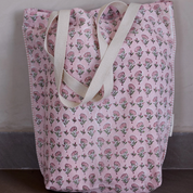 Organic Cotton Tote Bag - Ditsy Floral Blush