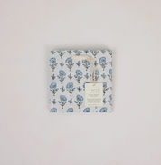 Hand Block Printed Gift Bag - Blue Stone Collection - (Small)