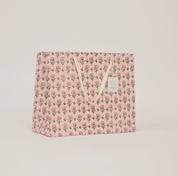 Hand Block Printed Gift Bag - Blush Collection - (Large)