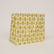 Hand Block Printed Gift Bag - Sunshine Collection - (Medium)