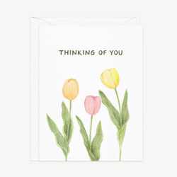 'Thinking of You' Tulips Support Card