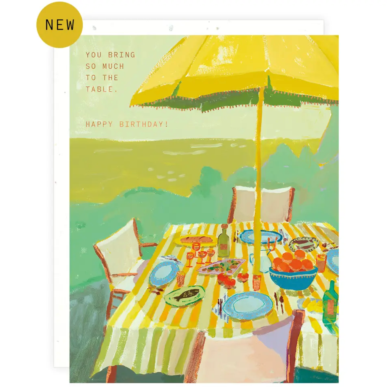 'You Bring So Much Joy To The Table. Happy Birthday' Card