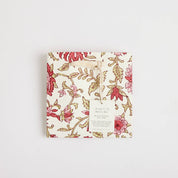 Hand Block Printed Gift Bags - Scarlet (Variety of Styles) - Small