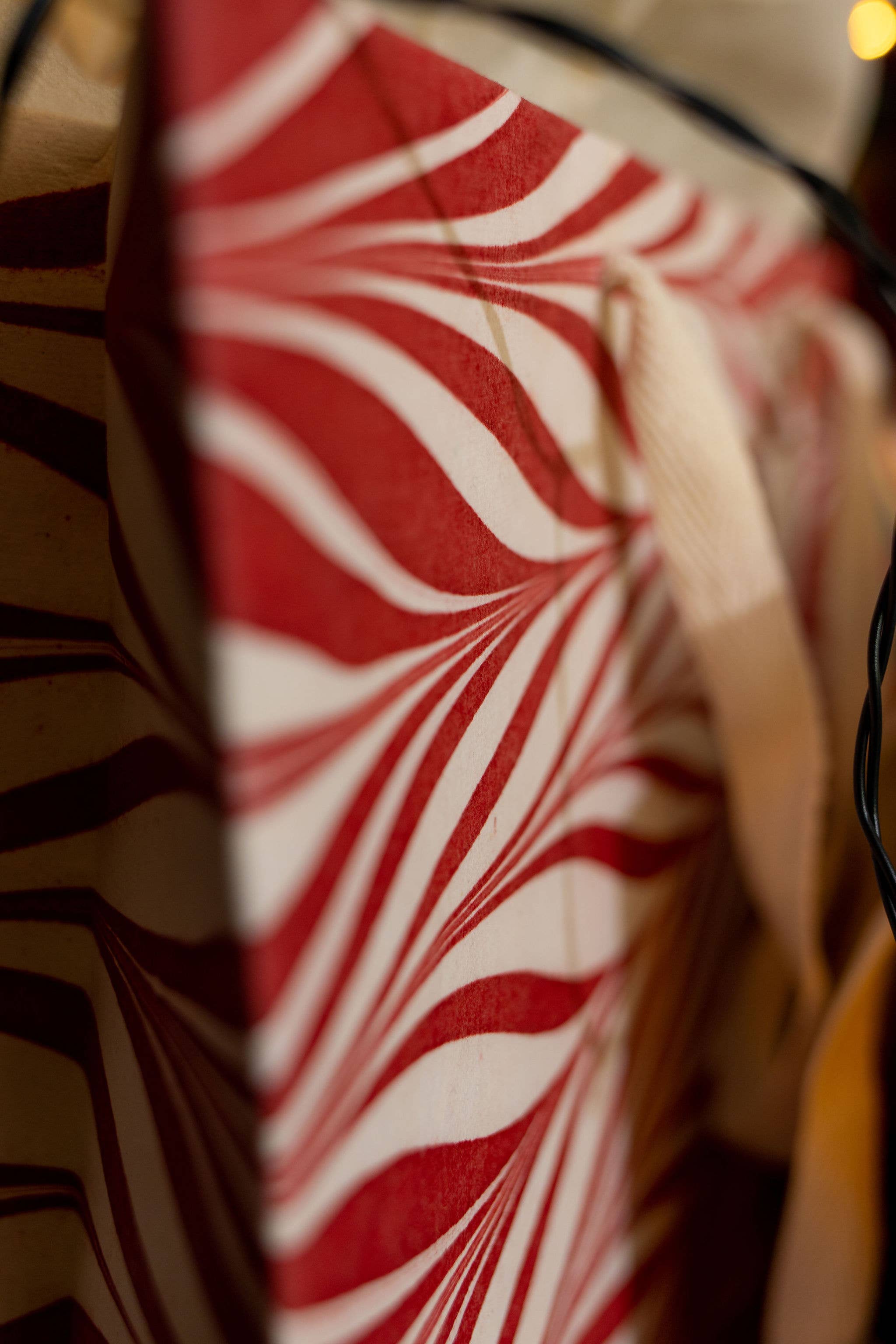 Hand Marbled Gift Bags (Large) - Christmas Glitz (Variety of Colors)