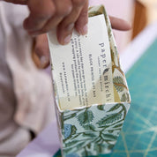 Hand Block Printed Gift Bag - Blue Stone Collection - Variety of Styles (Small)