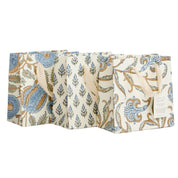 Hand Block Printed Gift Bag - Blue Stone Collection - Variety of Styles (Small)