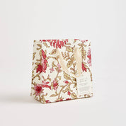 Hand Block Printed Gift Bags - Scarlet (Variety of Styles) - Small