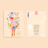 'Happy Mother's Day' Flowers & Pants Card