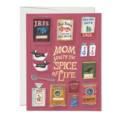 'Mom You're the Spice of Life' Mother's Day Card