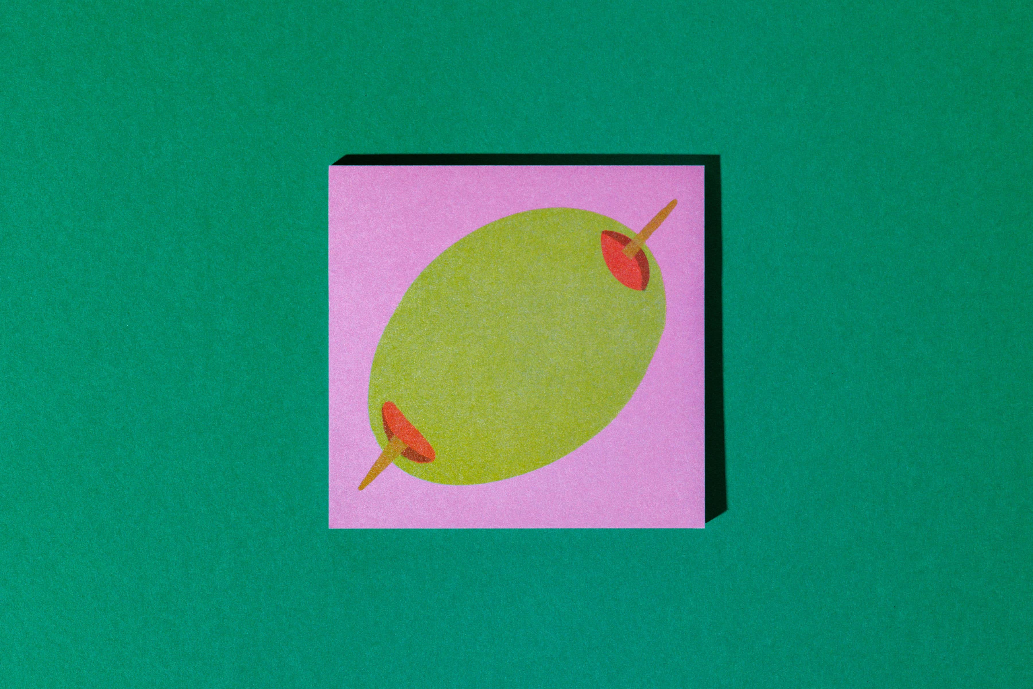 Olive Notes - Sticky Note Pad