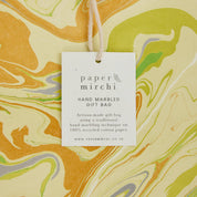 Hand Block Printed Gift Bag - Pastel Collection - Variety of Styles (Large)