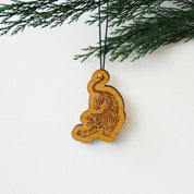 Bengal Tiger Body Wood Ornament (Made in Cincinnati)