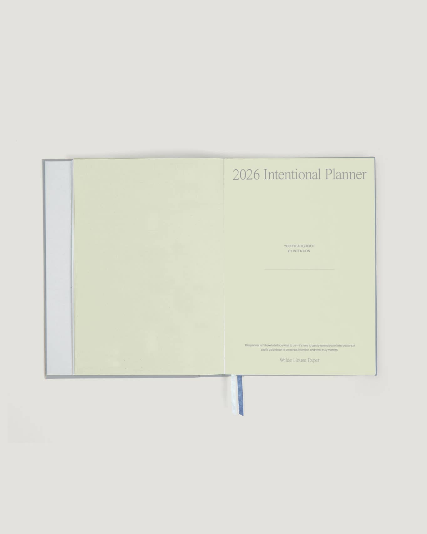 2026 Intentional Planner - Wilde House Paper