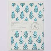 Hand Block Printed Greeting Card (in Buti Turquoise)
