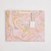 Hand Block Printed Gift Bag - Pastel Collection - Variety of Styles (Large)