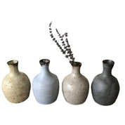 Handmade Narrow Neck Luna Vases (Variety of colors)