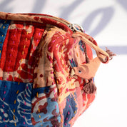 Zero Waste Cotton Large Toiletry Bag Travel Pouch - PATCH