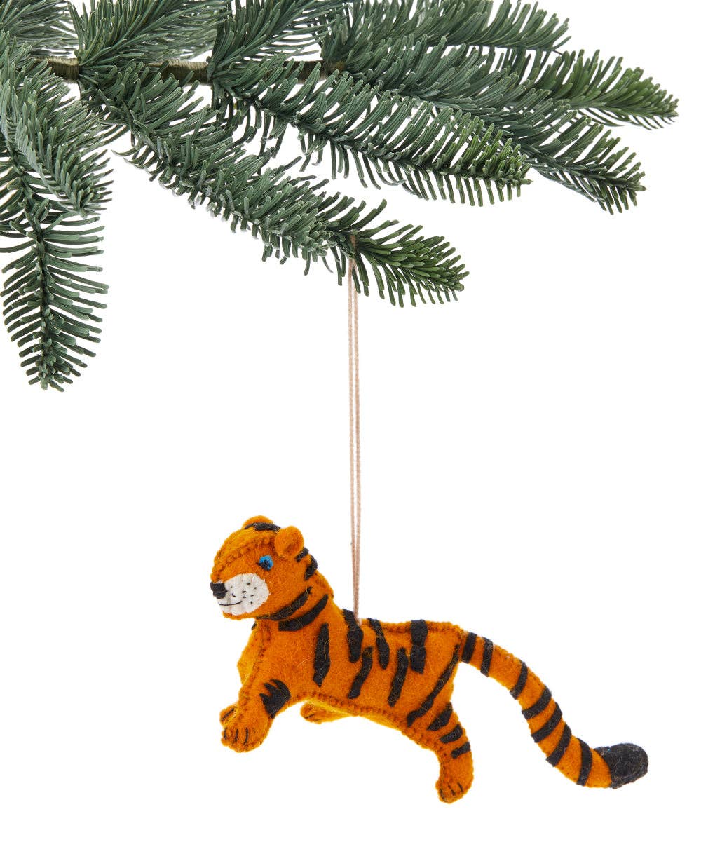 Tiger Ornament - Handmade
