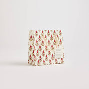 Hand Block Printed Gift Bags - Scarlet (Variety of Styles) - Small