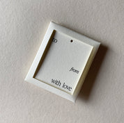 'To: From: / With Love' Gift Tag Set of 10