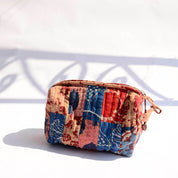 Zero Waste Cotton Large Toiletry Bag Travel Pouch - PATCH