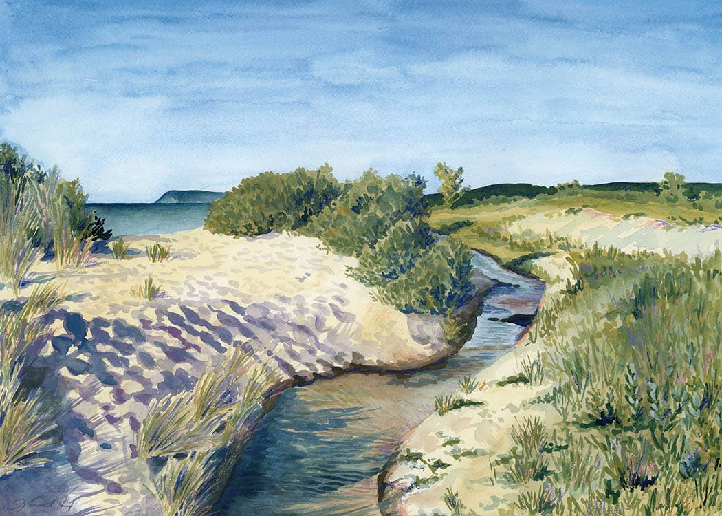 Fresh Coast II | Folded Notecard Set