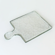 Hand Blown Hammered Glass Serving Board