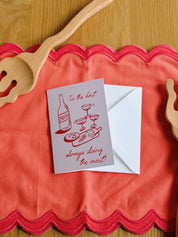 'To the Host Always Doing the Most' Card 