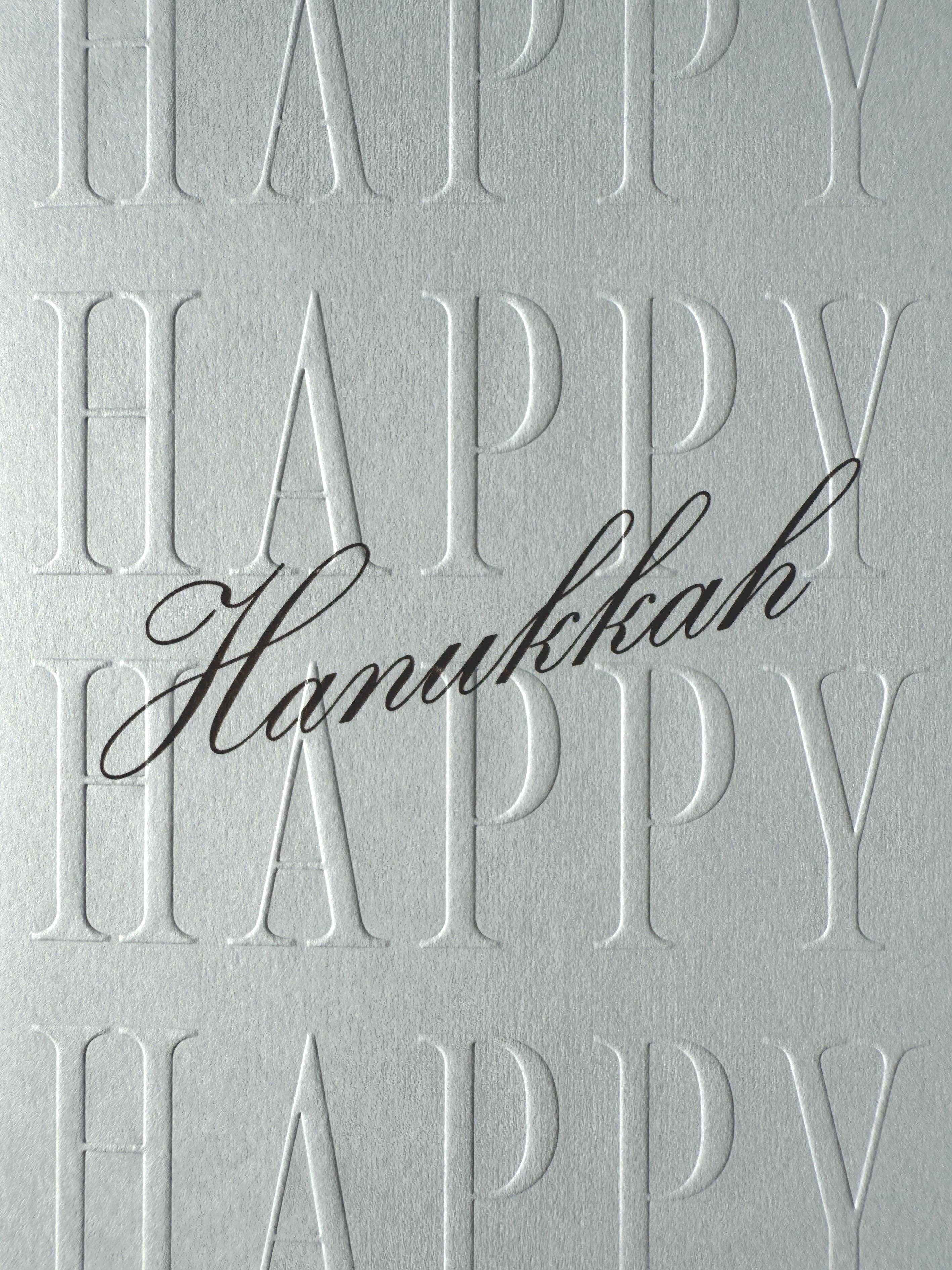 'Happy Hanukkah' Card