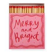 'Merry & Bright' Square Safety Matches