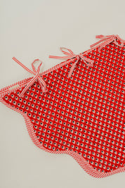 Vintage Noel Tree Skirt - Handmade