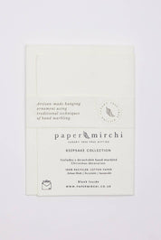 Keepsake Marble Ornament Greeting Card - Tree Joyful Red