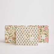Hand Block Printed Gift Bag - Blush Collection - Variety of Styles (Medium)