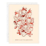 'Berry Glad You Were Born' Birthday Card