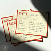 Recipe Card (Set of 12)