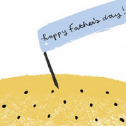 'Happy Father's Day' Burger Card