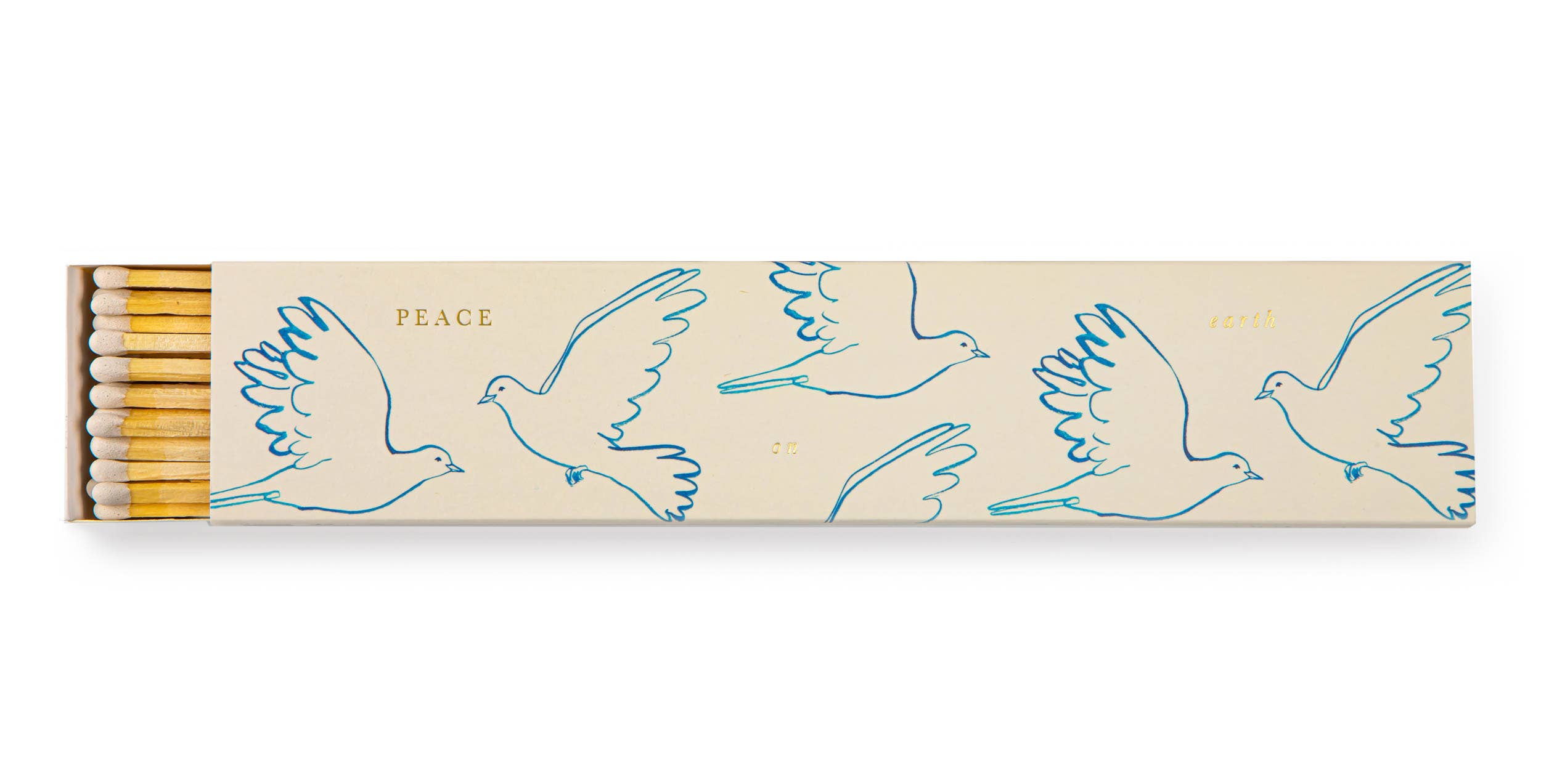 'Peace on Earth' Dove Long Christmas Safety Matches