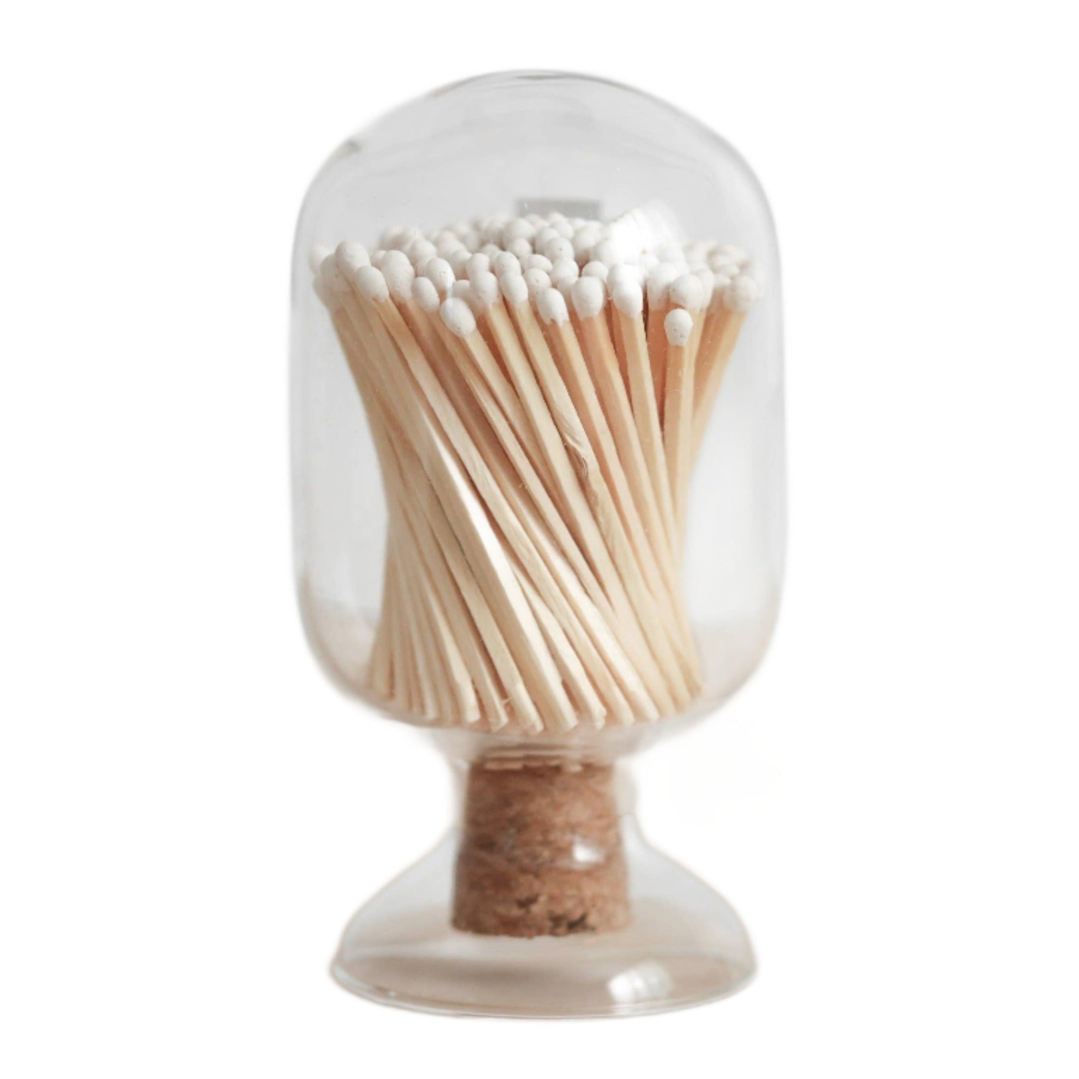 5.25" Hand-Blown Glass Match Cloche
