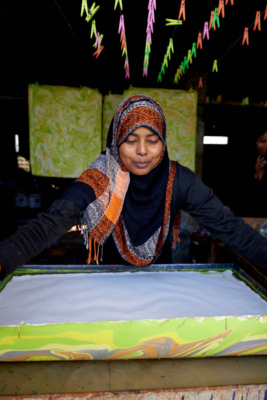 Hand Block Printed Gift Bag - Pastel Collection - Variety of Styles (Large)