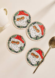 Santa Coasters (Set of 4) - Style #2