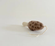 Felted Wool Mushroom Ornament - Morel