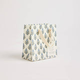 Hand Block Printed Gift Bag - Blue Stone Collection - Variety of Styles (Small)