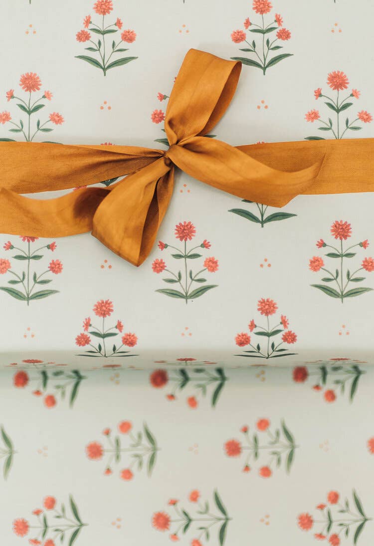 Vintage Floral - Wrapping Paper (Set of 3 Sheets)