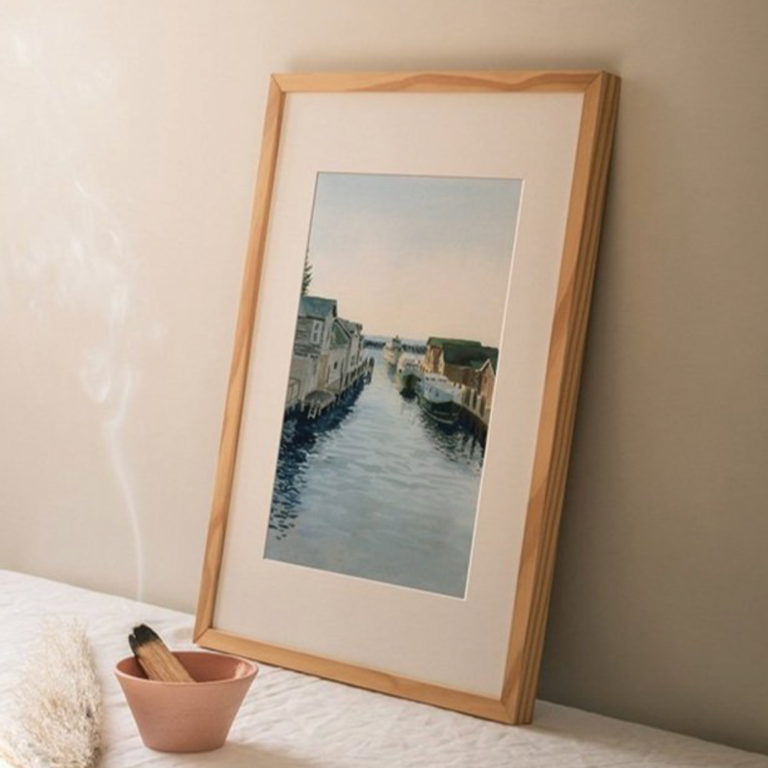 'Fishtown at Dusk' - Giclée Fine Art Print (8x10)