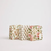 Hand Block Printed Gift Bag - Blush Collection - Variety of Styles (Small)