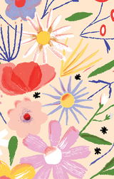 'Happy Mother's Day' Flowers & Pants Card