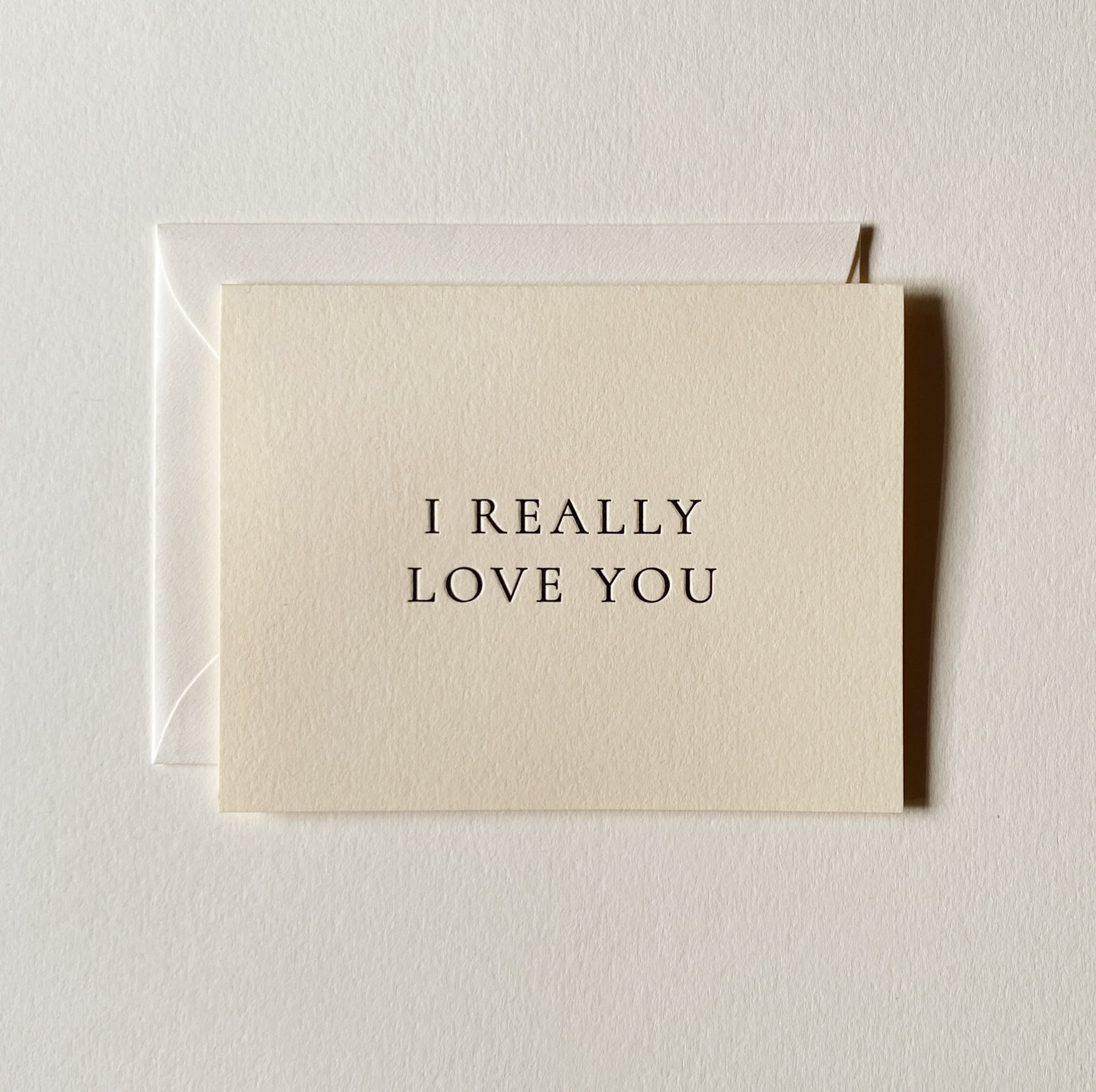 'I Really Love You' - Card