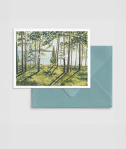 'Summer In The Shade' Folded Thank You Notecard Set