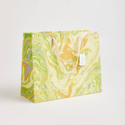 Hand Block Printed Gift Bag - Pastel Collection - Variety of Styles (Large)
